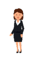 Corporate Woman Jumping for Joy GIF Animation Loop.gif