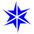 Logo d'étoile bleu.svg
