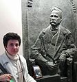 "Пред барелефа на Петко Рачов Славейков в Община Стара Загора".jpg